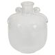 Murano glass vase "Pulegoso" in the shape of an amphora, with scroll handles, signed Seguso Vetri d'Arte.
