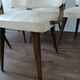Série de 6 chaises design 1960