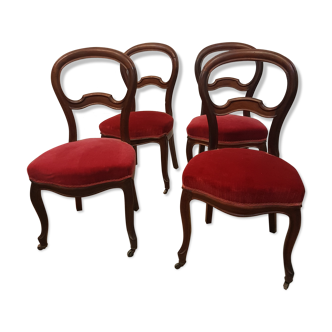 Series of 4 chairs