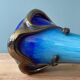 Blown glass vase signed Jean Michel Operto de Biot