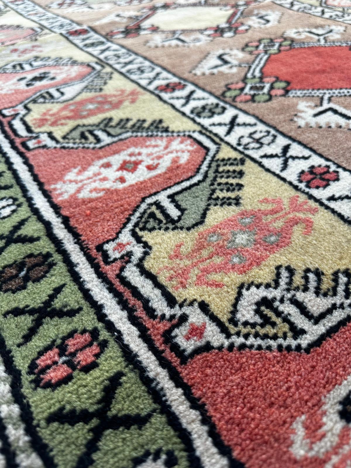 Handmade Turkish rug 2m x 1m