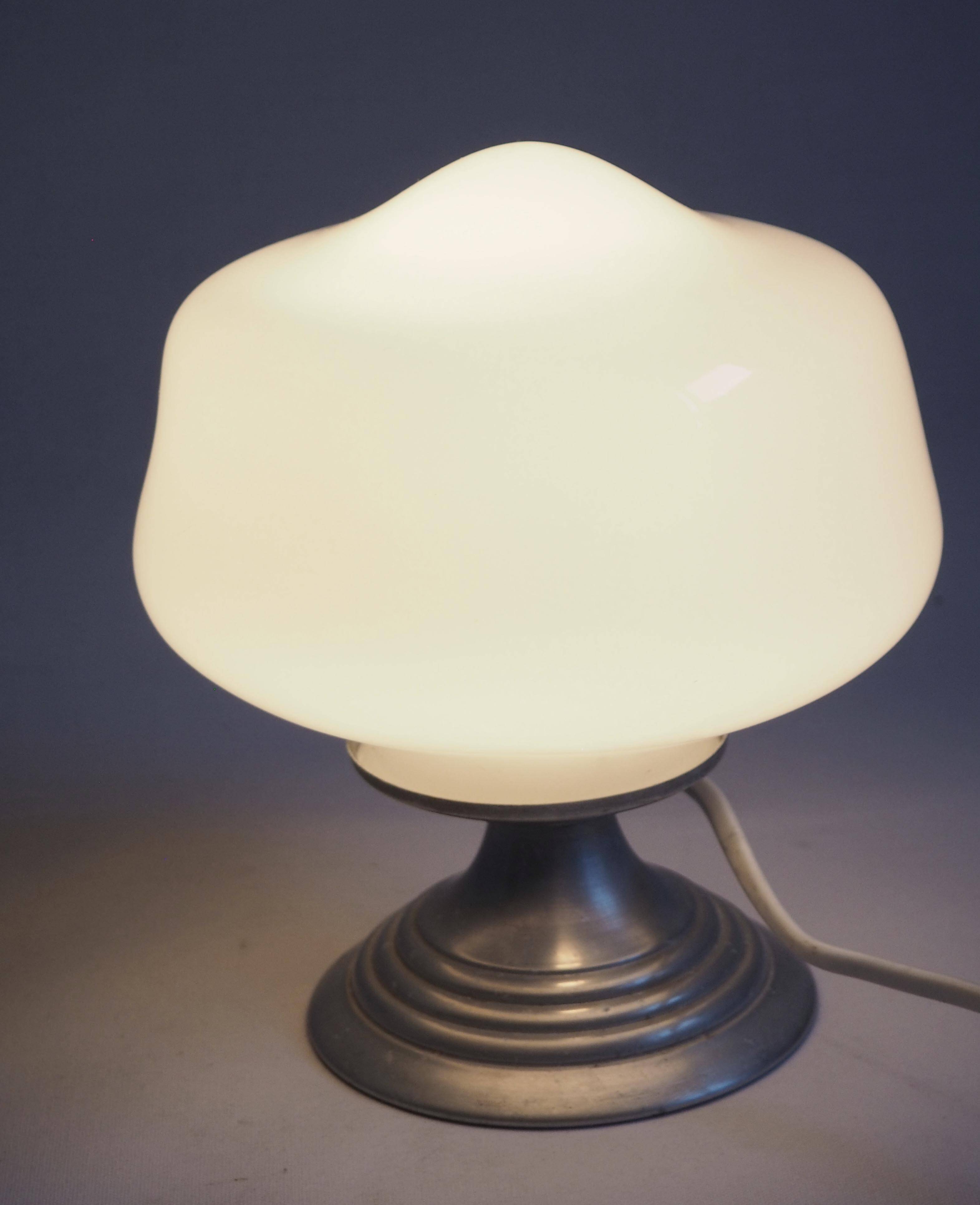 Old opaline lamp