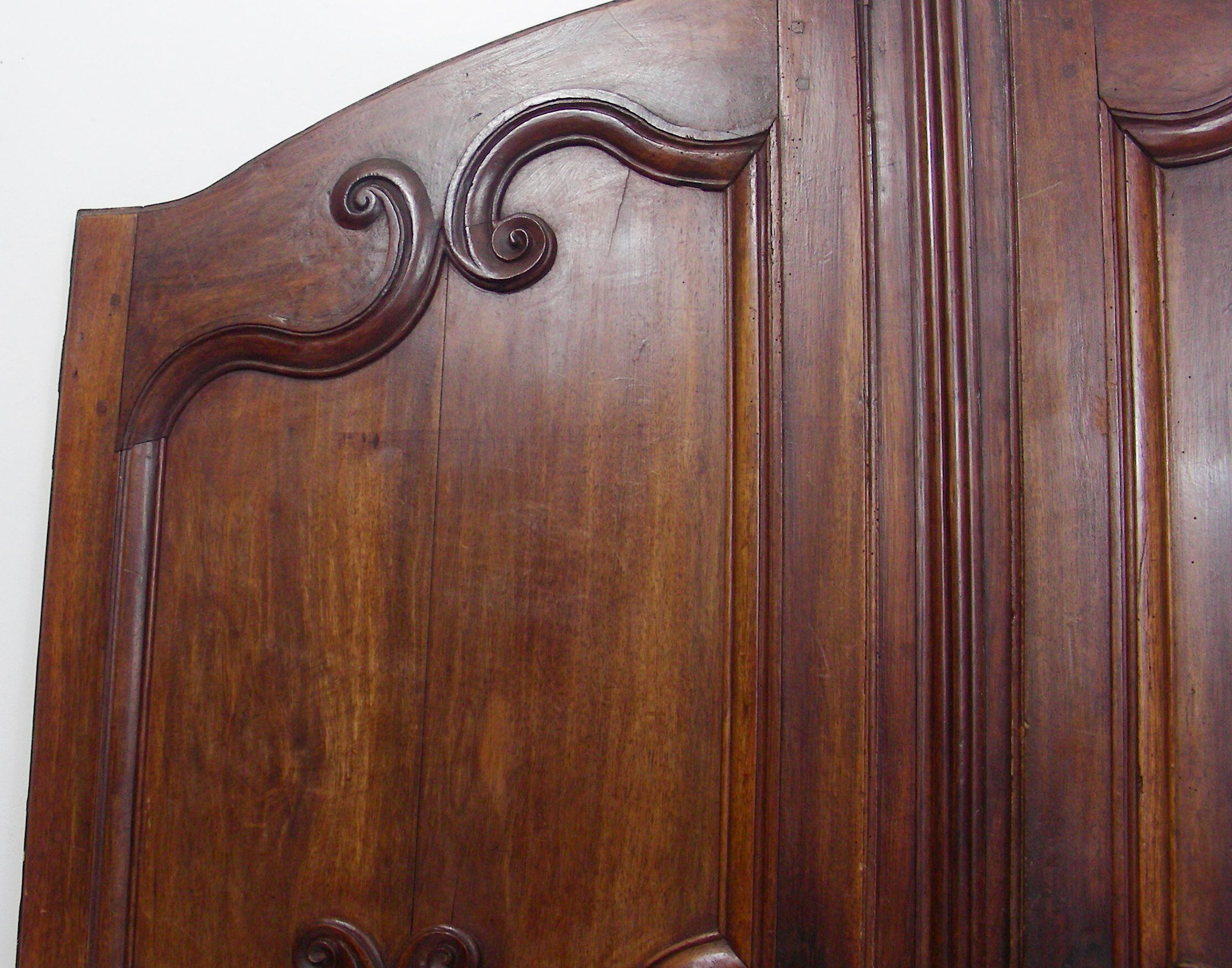Cupboard decoration door Walnut Louis XV