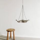 Mid Century Hanging Planter in Concrete with Chains by Willy Guhl, 1950s