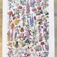 Poster about flowers, after a 1922 lithograph