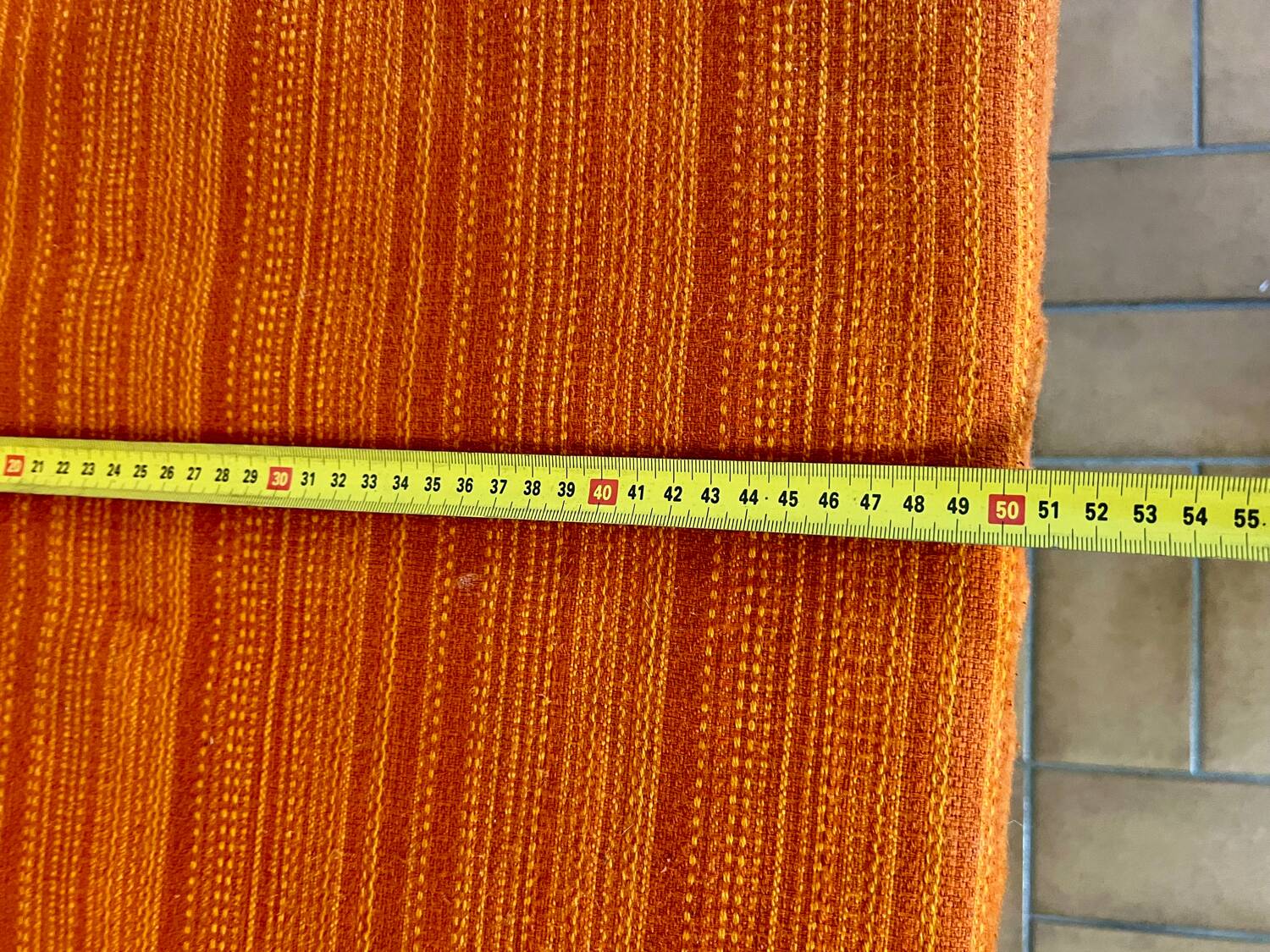 Vintage orange armchair