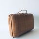 Vintage rattan valisette