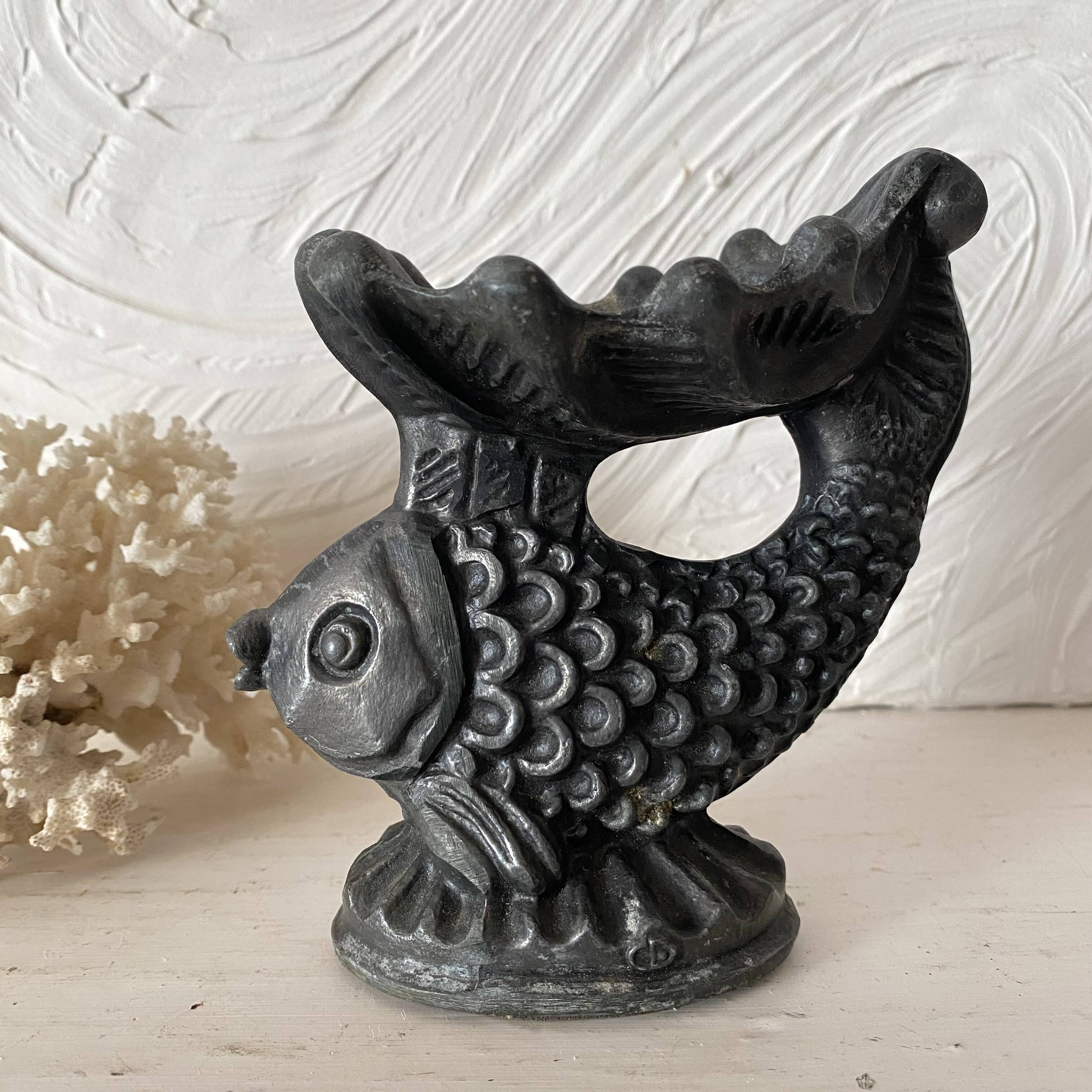 Cendrier, vide poche Poisson et coquillage