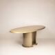 Angelo Mazzola parchment table produced by Ar.Vi Salpol, 1980