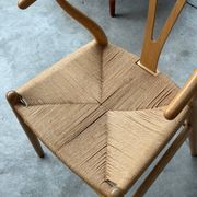 Set of 6 'CH24' wishbone dining chairs by Hans J Wegner for Carl Hansen, De