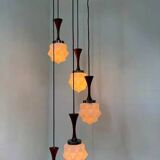 Lustre mid century de Reggiani, Italie, circa 1965