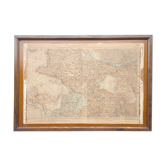 Old map Nantes and Vendée 162cm by 114cm