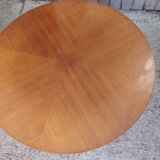 Wood round coffee table 1950/1960
