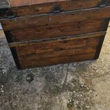 Malle en bois ancien