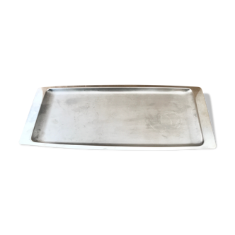 1970s rectangular stainless steel dish