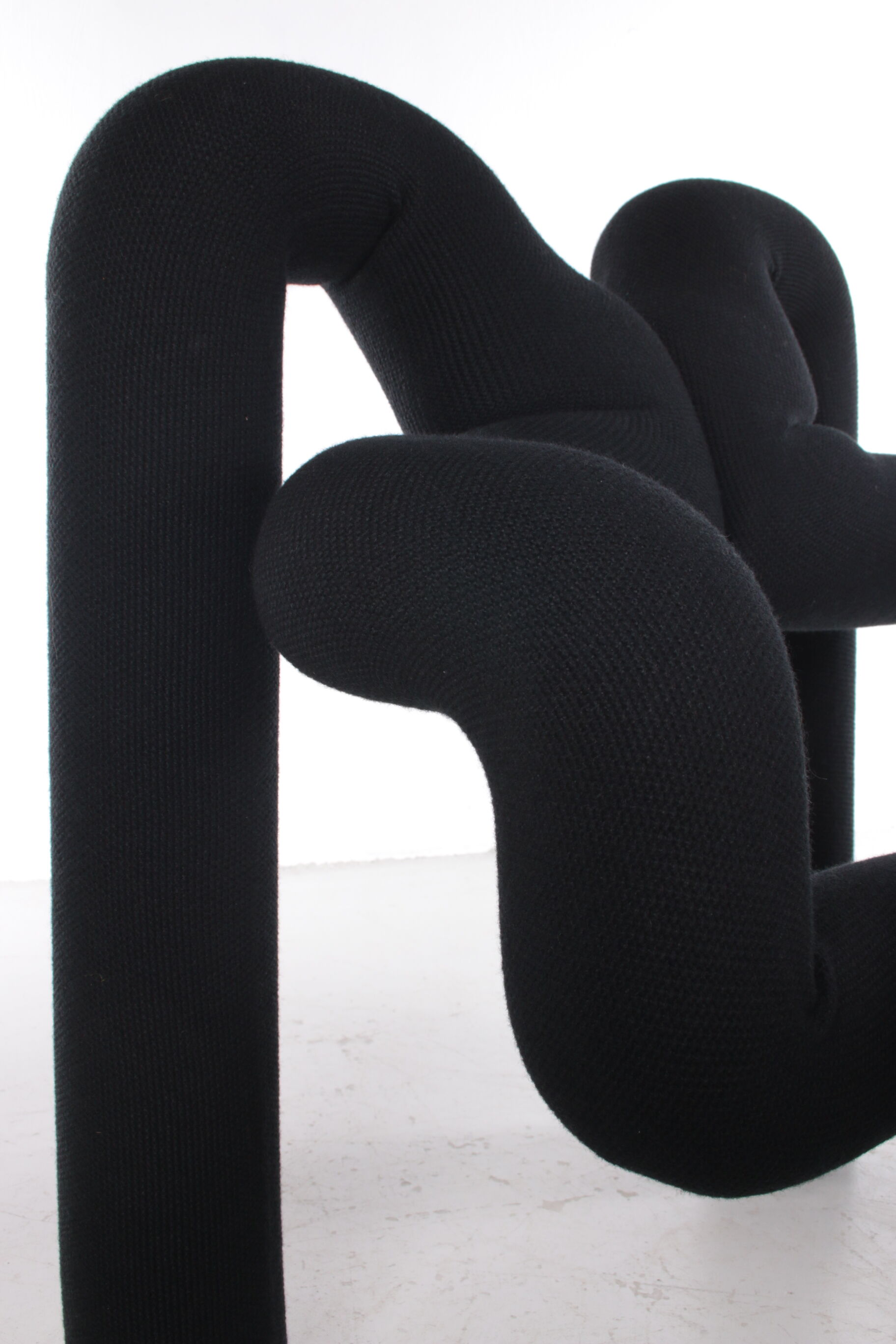 Vintage black Terje Ekstrøm Ekstrem armchair Stokke Varier