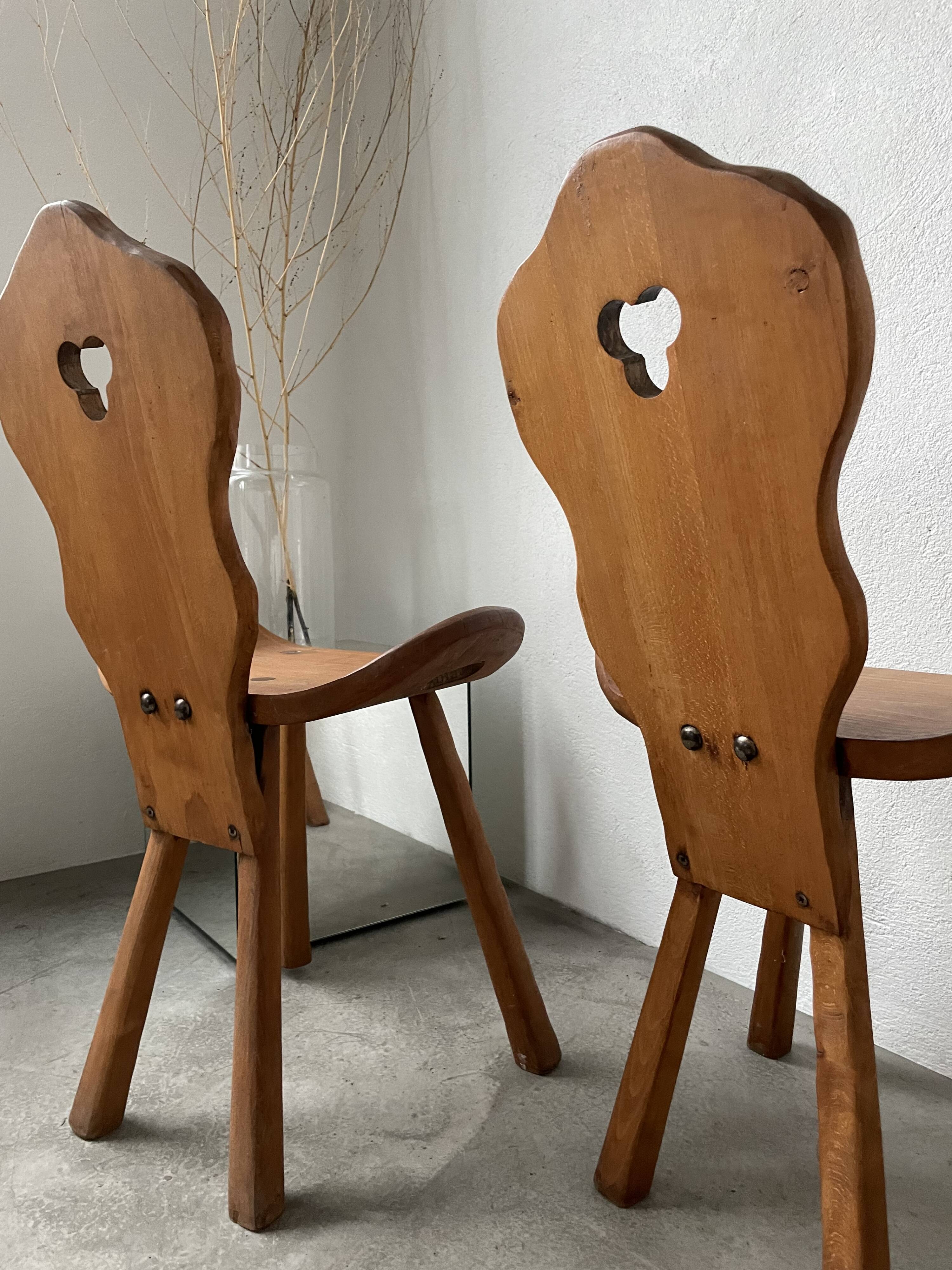 Oak mountain chalet chairs