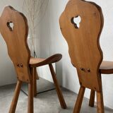 Oak mountain chalet chairs