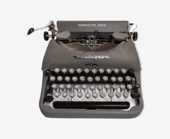 Machine à écrire Remington rand 1947 deluxe modele 5 revisée et ruban neuf