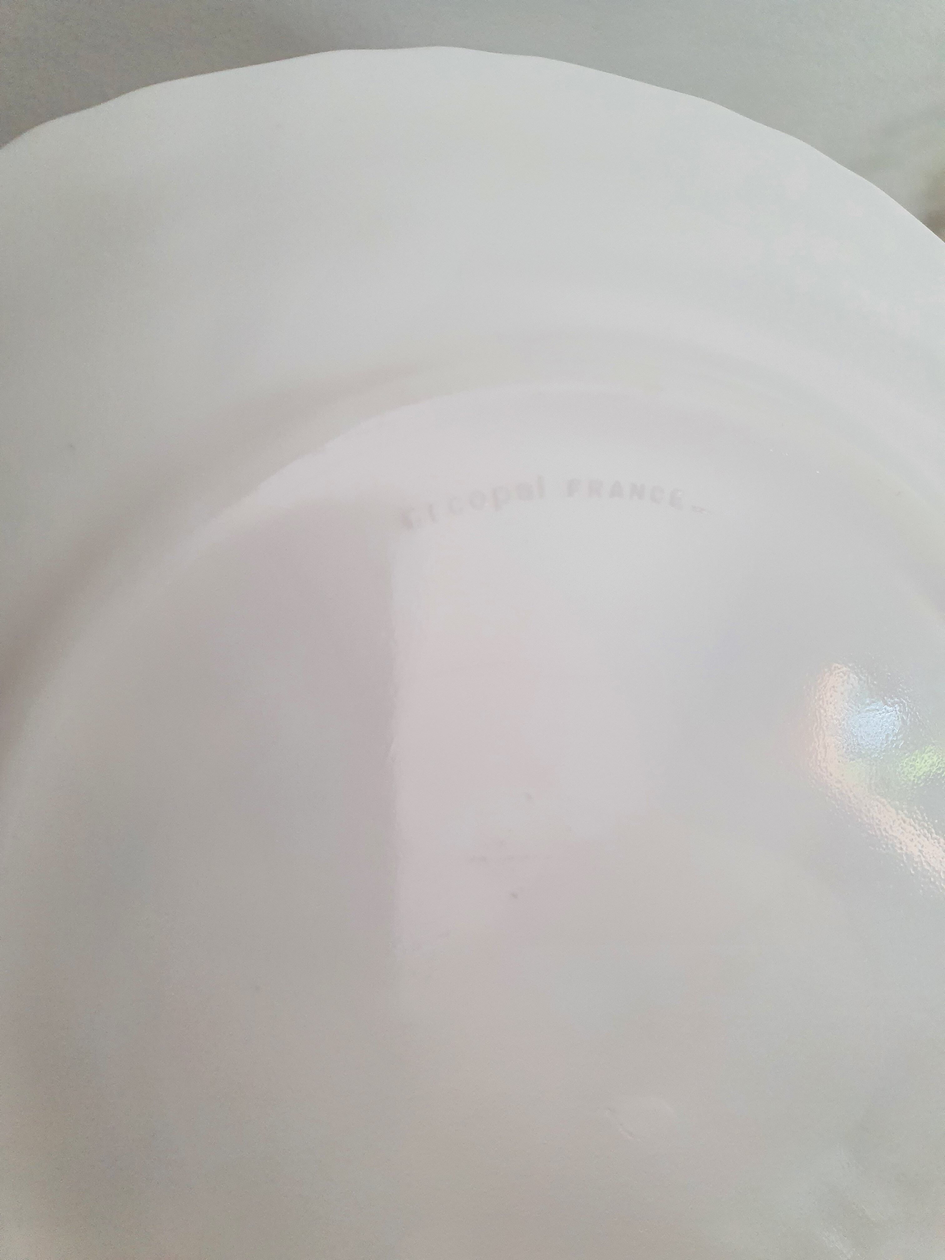 6 Arcopal dessert plates