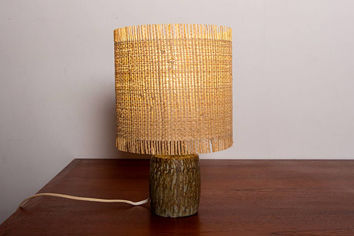 Swedish ceramic floor lamp from the “Rubus” series by Gunnar Nylund, 1960s