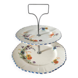 Porcelain server or display stand stamped Parrott & Company, Made in England, n° 478