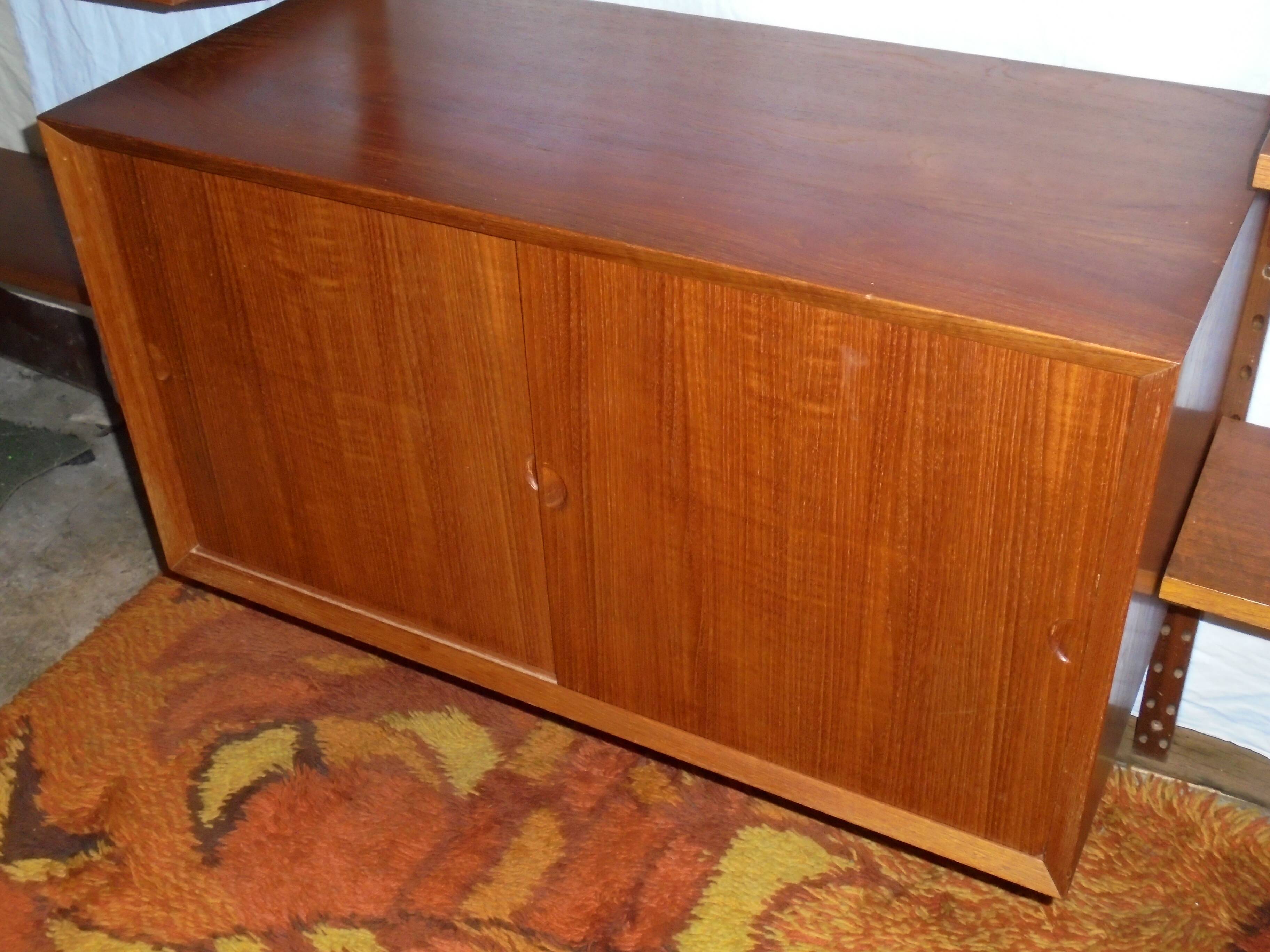 Danish modular library furniture by Poul Cadovius from the 60s