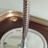 Polished aluminum desk lamp from the 1950s