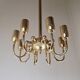 Chandelier with 8 fire french 50s - 60s