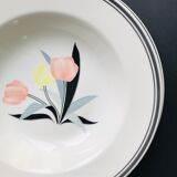 Dish and plate by Franco Giorgi by Quadrifoglio 1980