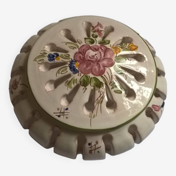 Potpourri candy box vintage openwork centerpiece moustiers karina