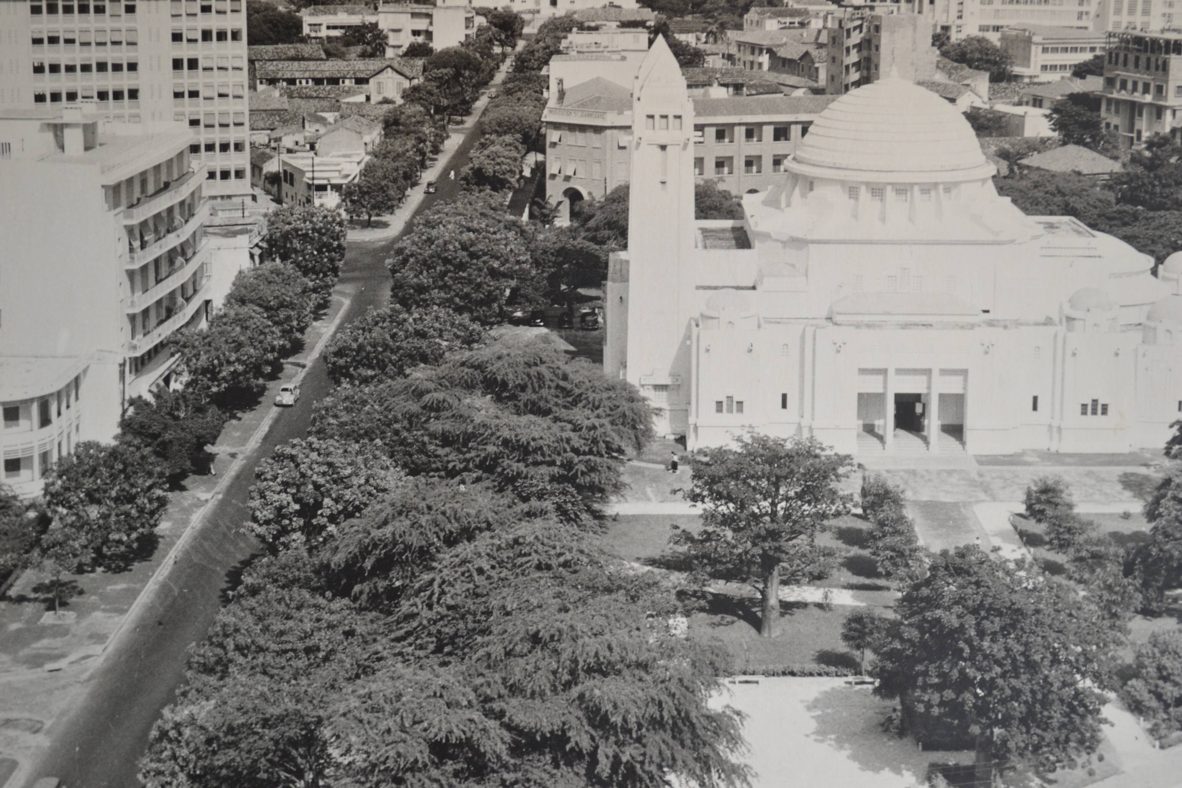 Anonymous silver photo africa senegal dakar cathedral district circa 1950
