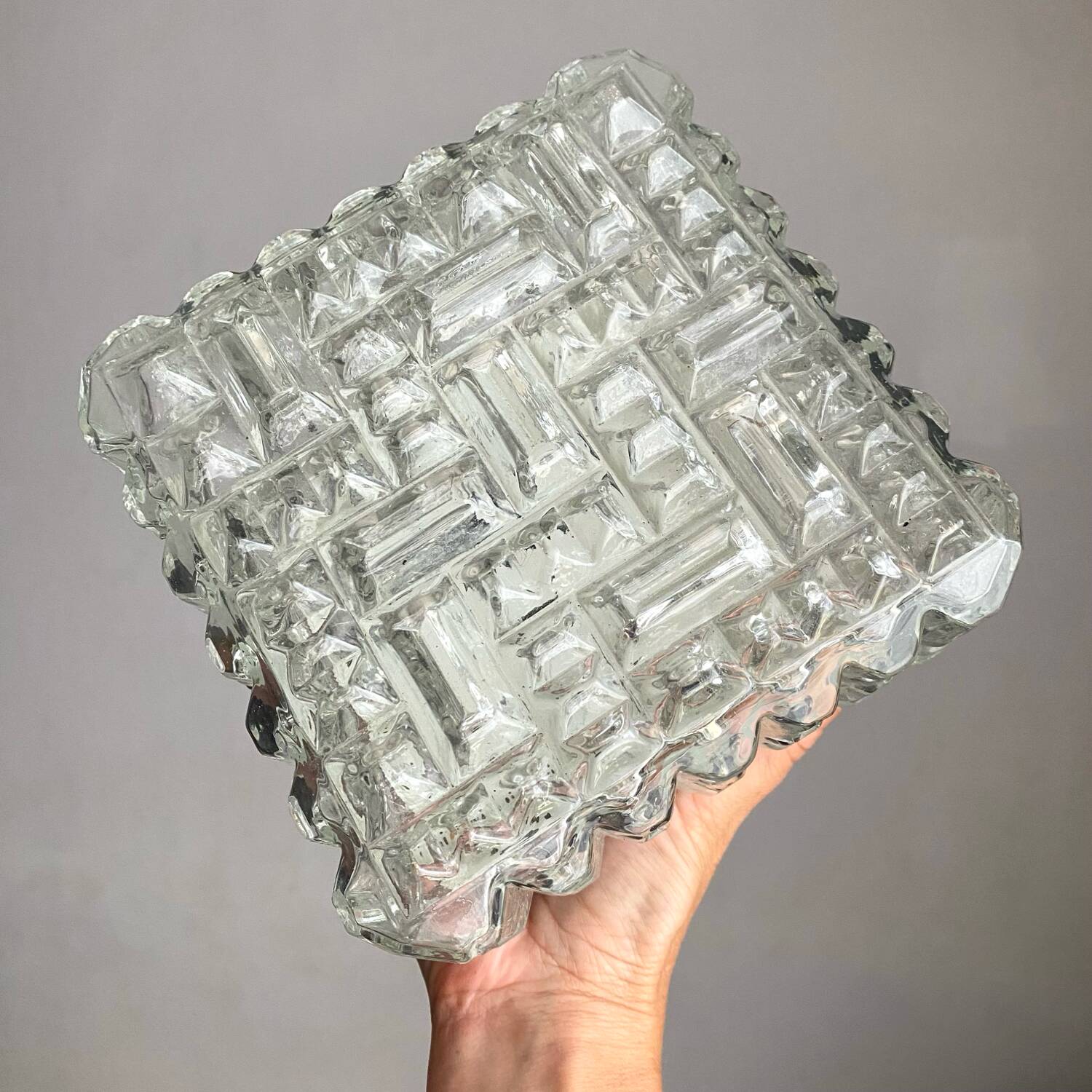 Vintage square ceiling light