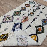 Handcrafted moroccan berber rug 224 x 147cm