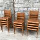 Series of 11 chairs 1950/1960