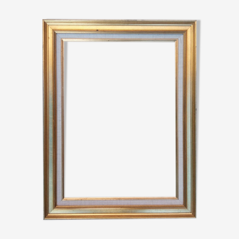 Contemporary gilded frame with gold leaf - foliage: 50.8 x 36.8 cm