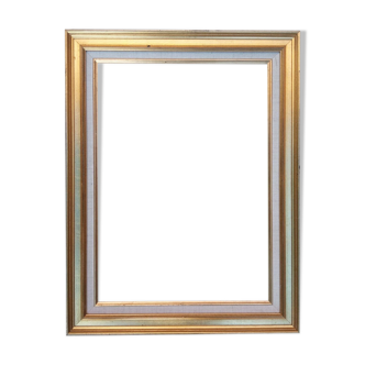 Contemporary gilded frame with gold leaf - foliage: 50.8 x 36.8 cm