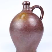 Old enamelled stoneware jug