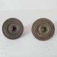 Pair of antique Empire furniture knobs from the 19th century.