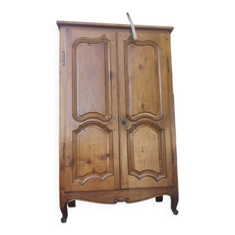 19th century cherry wood cabinet h 150 l 0.98 p 0.40