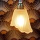Hand lamp glass skirt