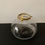 Antique glass lampshade