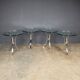A set of four bar tables from the waldorf hotel, new york c.1940