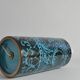 Black and Turquoise Ceramic Table Lamp by Avino Bagni, Italy, 1960s