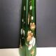 Large enamelled glass vase