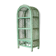 Vintage mint green wicker bookcase