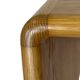 Table basse carrée minimaliste en chêne, années 70