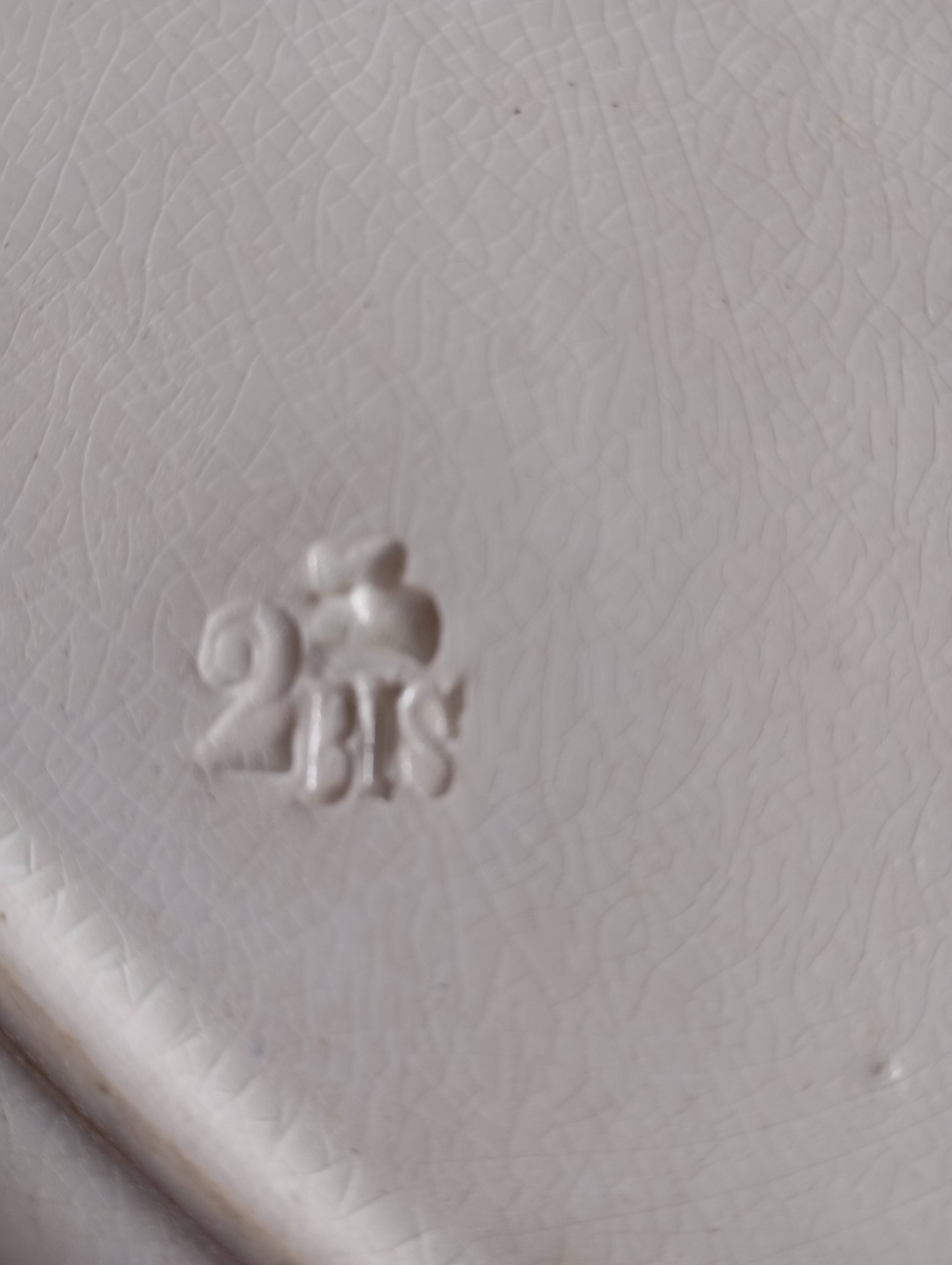 Oval ironstone dish "Compiègne" K&G Lunéville