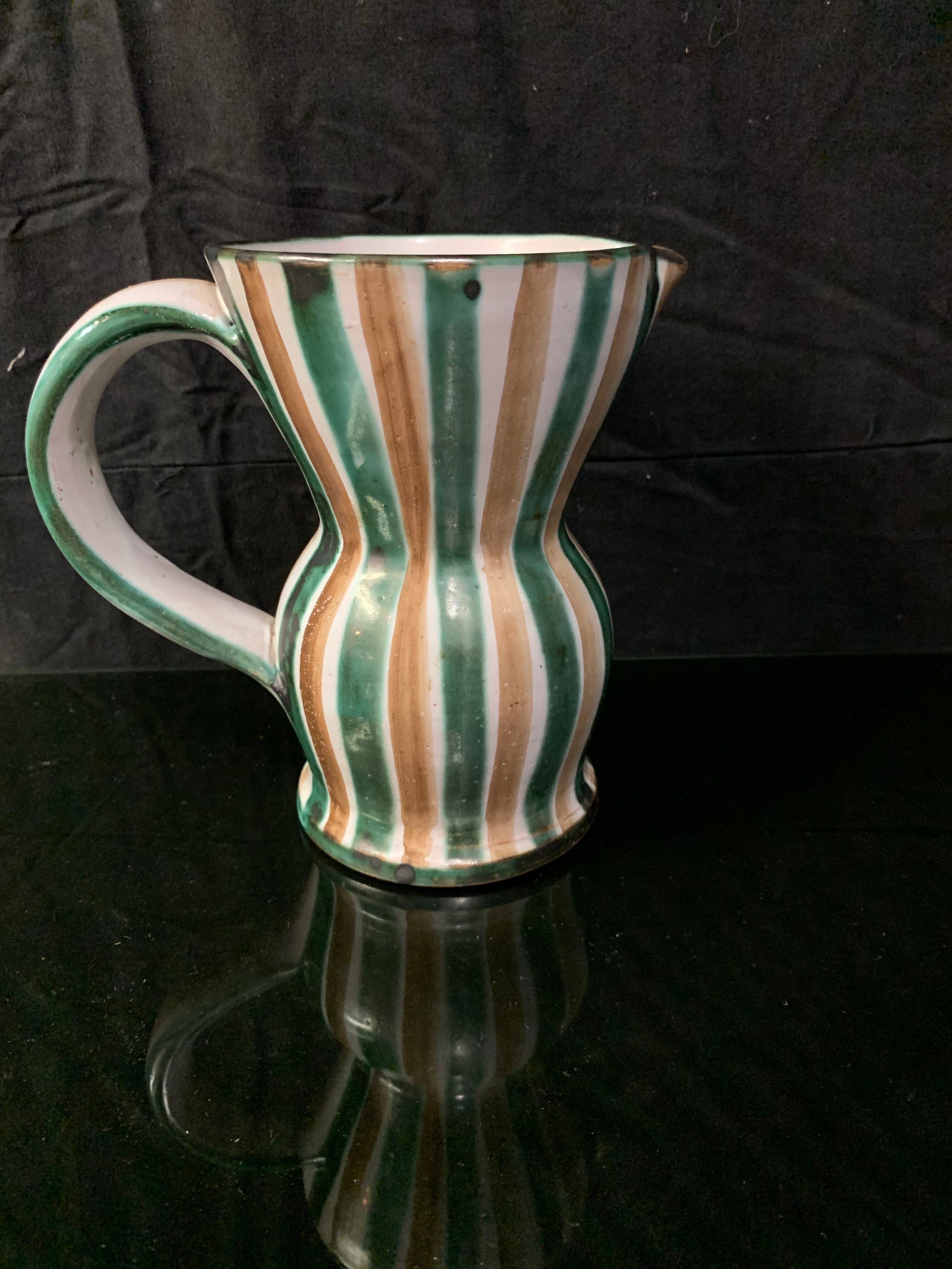 Robert Picault , pitcher , ceramic decanter 1950