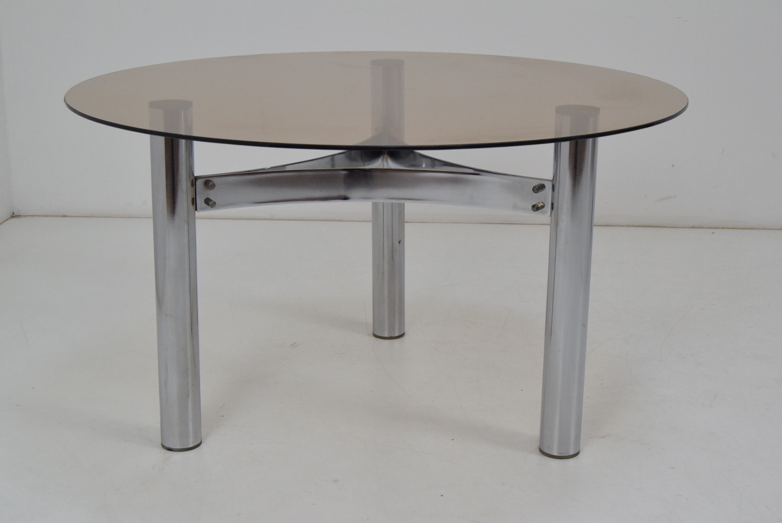 Design Chrome Coffee/Side Table, Czechoslovakia,circa 1980’s.